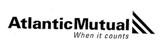 ATLANTIC MUTUAL WHEN IT COUNTS logo
