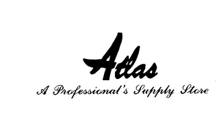 ATLAS A PROFESSIONAL'S SUPPLY STORE logo