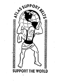 ATLAS SUPPORT BELTS SUPPORT THE WORLD logo