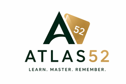 ATLAS52 LEARN. MASTER. REMEMBER. 52 logo