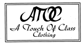 ATOC A TOUCH OF CLASS CLOTHING logo