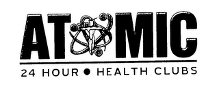 ATOMIC 24 HOUR HEALTH CLUBS logo
