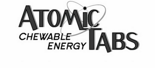 ATOMIC TABS CHEWABLE ENERGY logo