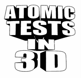 ATOMIC TESTS IN 3D logo