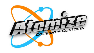 ATOMIZE COLLISION + CUSTOMS logo