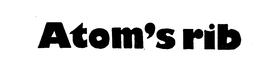 ATOM'S RIB logo