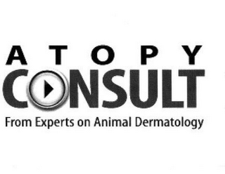 ATOPY CONSULT FROM EXPERTS IN ANIMAL DERMATOLOGY logo