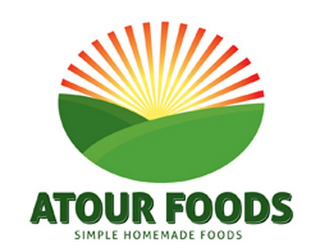 ATOUR FOODS SIMPLE HOMEMADE FOODS logo