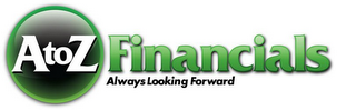ATOZ FINANCIALS ALWAYS LOOKING FORWARD logo