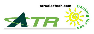 ATR ATRSOLARTECH.COM TRACKING THE SUN logo
