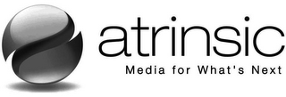 ATRINSIC MEDIA FOR WHAT'S NEXT logo