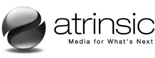 ATRINSIC MEDIA FOR WHAT'S NEXT logo