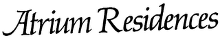 ATRIUM RESIDENCES logo