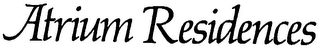 ATRIUM RESIDENCES logo