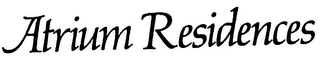 ATRIUM RESIDENCES logo
