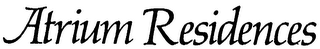 ATRIUM RESIDENCES logo