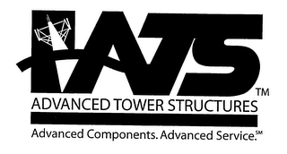 ATS, ADVANCED TOWER STRUCTURES, ADVANCED COMPONENTS, ADVANCED SERVICE logo