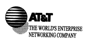 AT&T THE WORLD'S ENTERPRISE NETWORKING COMPANY logo