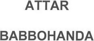 ATTAR BABBOHANDA