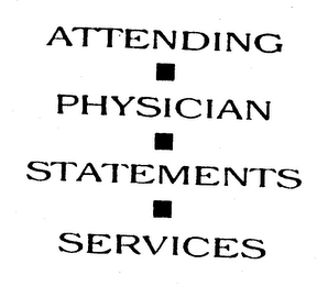 ATTENDING PHYSICIAN STATEMENTS SERVICES logo