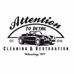 ATTENTION TO DETAIL CLEANING & RESTORATION WHEELING, WV EST. 2016 logo