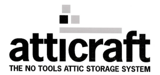 ATTICRAFT THE NO TOOLS ATTIC STORAGE SYSTEM logo