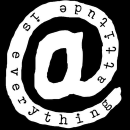 ATTITUDE IS EVERYTHING logo