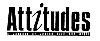 ATTITUDES A JOURNAL OF JEWISH LIFE AND STYLE logo