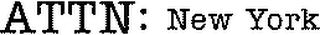 ATTN: NEW YORK logo