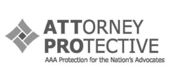 ATTORNEY PROTECTIVE AAA PROTECTION FOR THE NATION'S ADVOCATES logo