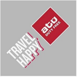 ATU DUTY FREE TRAVEL HAPPY logo