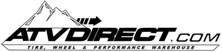 ATVDIRECT.COM TIRE, WHEEL & PERFORMANCEWAREHOUSE logo