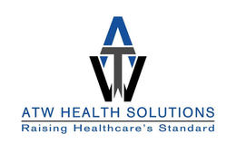 ATW ATW HEALTH SOLUTIONS RAISING HEALTHCARE'S STANDARD logo