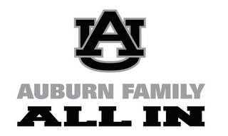 AU AUBURN FAMILY ALL IN logo