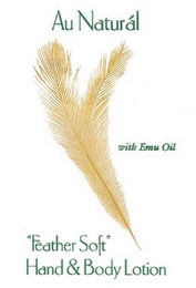 AU NATURAL WITH EMU OIL "FEATHER SOFT" HAND & BODY LOION logo