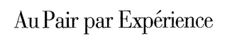 AU PAIR PAR EXPERIENCE logo
