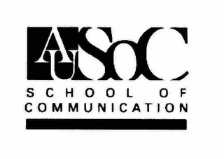 AU SOC SCHOOL OF COMMUNICATION logo