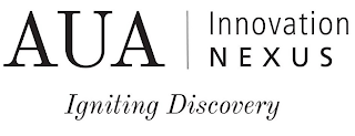 AUA INNOVATION NEXUS IGNITING DISCOVERY logo