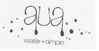 AUA WATER SIMPLE logo
