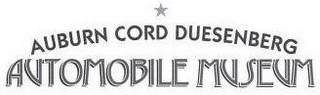 AUBURN CORD DUESENBERG AUTOMOBILE MUSEUM logo