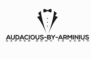 AUDACIOUS-BY-ARMINIUS DAPPER DOWN TO EARTH logo