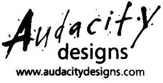 AUDACITY DESIGNS WWW.AUDACITYDESIGNS.COM logo