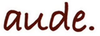 AUDE. logo