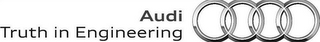 AUDI TRUTH IN ENGINEERING logo