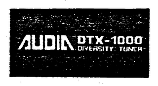 AUDIA DTX-1000 DIVERSITY TUNER logo