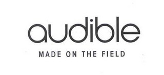 AUDIBLE MADE ON THE FIELD logo