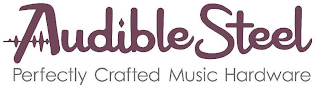 AUDIBLE STEEL PERFECTLY CRAFTED MUSIC HARDWARE logo