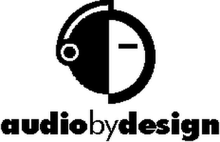 AUDIO BY DESIGN logo
