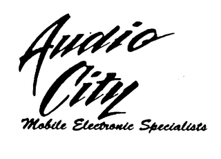 AUDIO CITY MOBILE ELECTRONIC SPECIALISTS logo