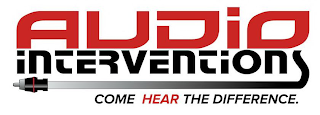 AUDIO INTERVENTIONS COME HEAR THE DIFFERENCE. logo